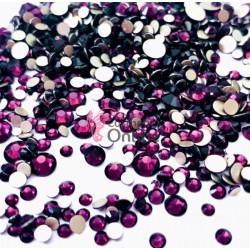 Strasuri din cristale pentru make-up, model Gold SM011EE Ametist (Negru) Mixt